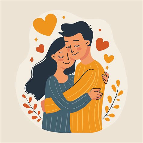 Download Ai Generated Hug Couple Royalty Free Vector Graphic Pixabay