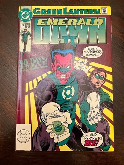 Green Lantern Emerald Dawn II 3 Direct Edition 1991 NM Comic