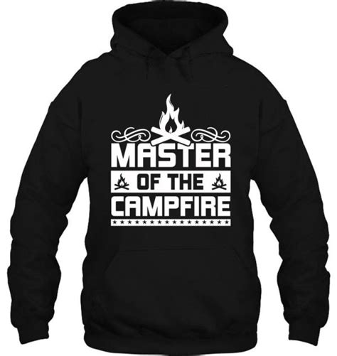 Vintage Master Of The Campfire Typography T Shirt