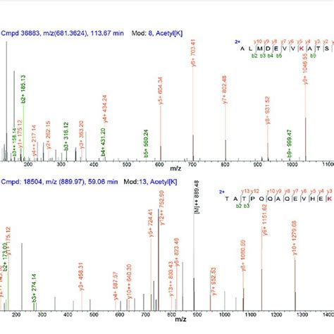 Ms Ms Spectrum Of The Tryptic Peptide A The Tryptic Peptide Download Scientific Diagram