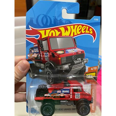 Jual Hotwheels Mercedes Benz Unimog 1300 Red Edition Shopee Indonesia