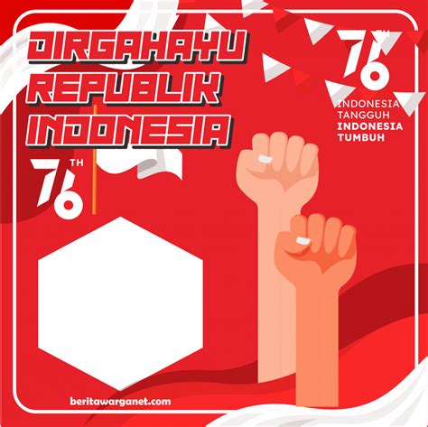 50 Twibbon Hut Ri Ke 76 Format Png Spesial Bingkai Foto Hari Kemerdekaan Ri Berita Warganet