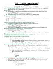 NUR 370 Exam 2 Study Guide Docx NUR 370 Exam 2 Study Guide Chapter 5