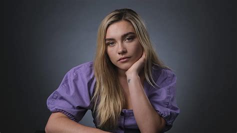 Florence Pugh Purple Hair