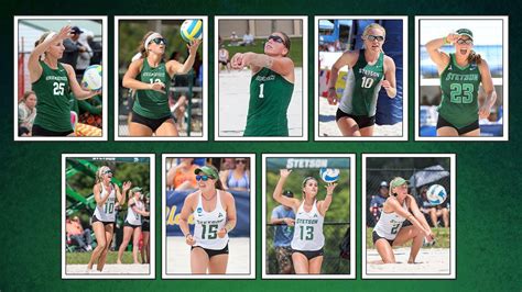 9 Stetson Players Named To Asun All Decade Team In Beach Volleyball