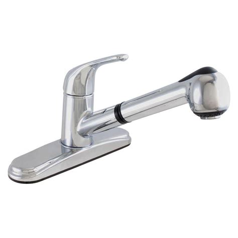 MOEN Integra Single Handle Pull Out Sprayer Kitchen Faucet In Chrome