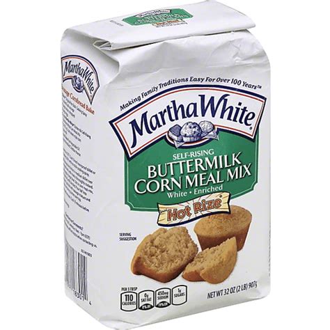 Martha White Buttermilk Self Rising White Enriched Whot Rize Corn Meal