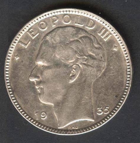 Belgium Francs Ag Leopold Iii