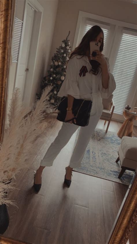 All White Ootd Tailored Pants Fashion Blogger Pleated