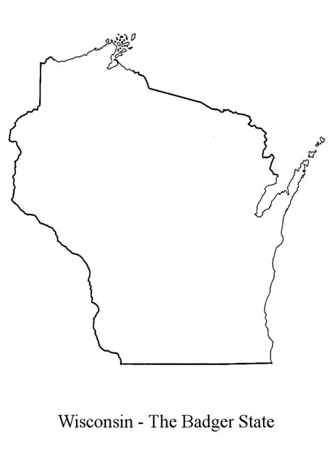 Wisconsin Outline - Cliparts.co