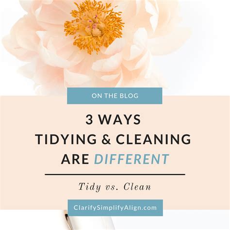 Tidy Vs Clean 3 Ways Tidying And Cleaning Are Different Konmari Method