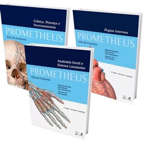 Livro Prometheus Atlas De Anatomia 3 Volumes Lacrados MercadoLivre