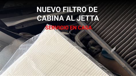 CÓMO CAMBIAR FILTRO DE CABINA JETTA A4 GOLF A4 YouTube