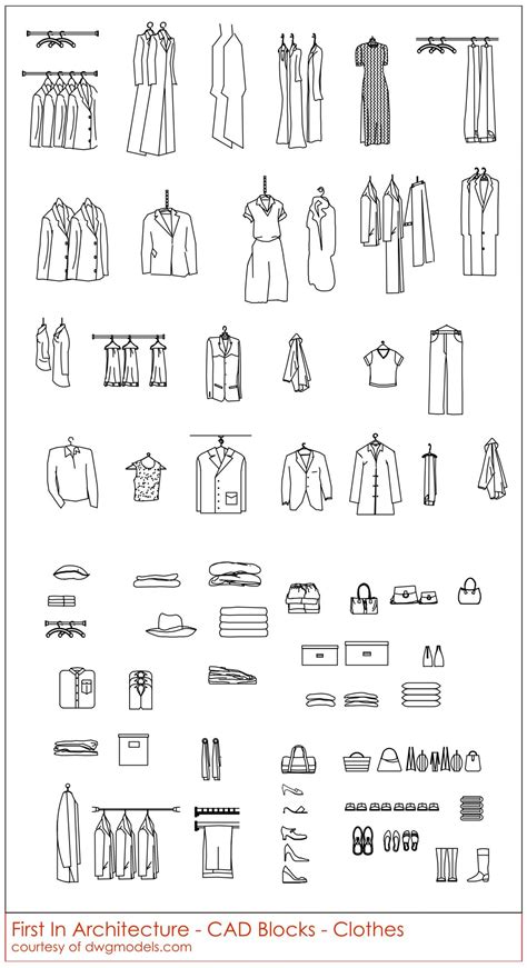 Free Clothes Cad Blocks