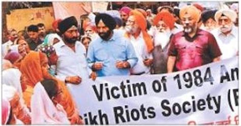 1984 Sikh Massacre Victims Hold Demonstration