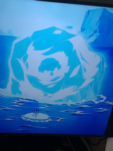 I Just Noticed You Can See Angs Avatar State Face On The Iceberg R