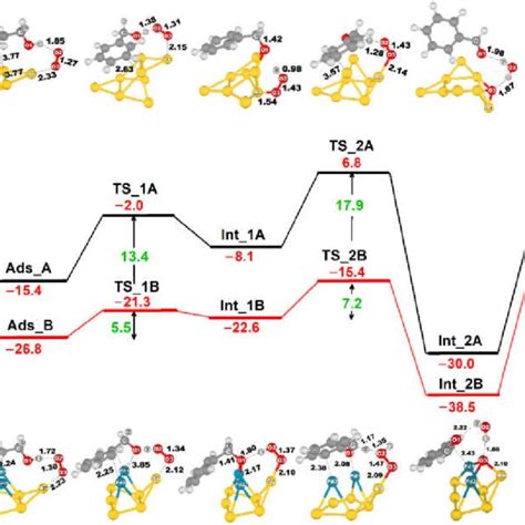 Calculated Energy Profile And Optimized Structures For The Aerobic