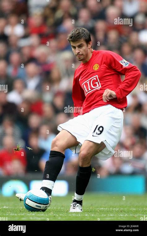 Gerard Pique Manchester United Fc Old Trafford Manchester England