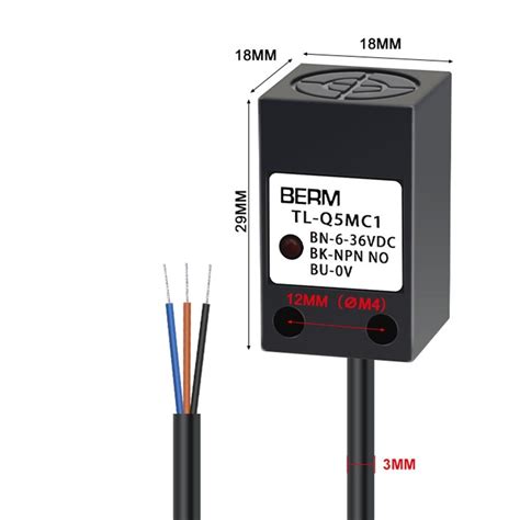 Tl W Mc Mm Detection Inductive Proximity Sensor Detection Switch Npn