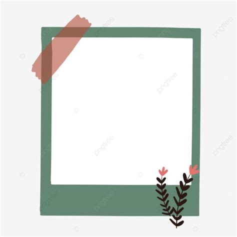 Polaroid Frames Hd Transparent Polaroid Frame Flower Polaroid Png