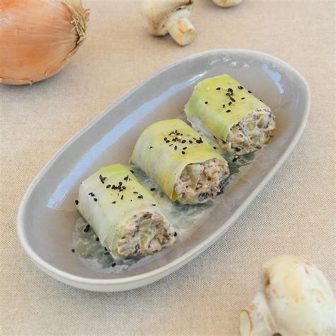 Mini Canelones Con Puerro Para Robot De Cocina Newlux