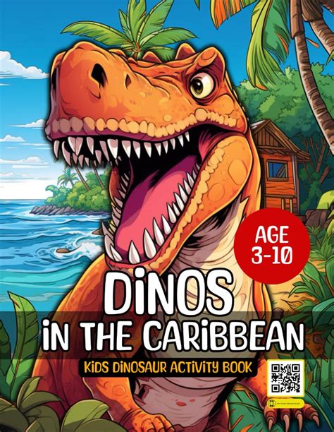 Dinos In The Caribbean Kids Dinosaur Activity Book Dolly Luca Jian