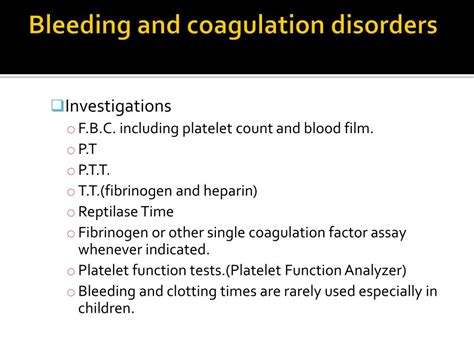 Ppt Bleeding And Coagulation Disorders Powerpoint Presentation Free