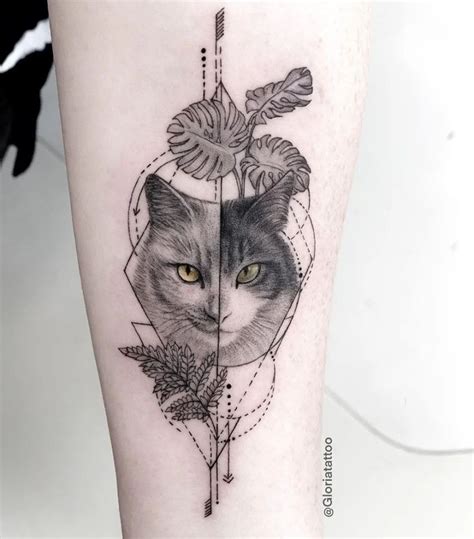 Two Cats Tattoo Best Tattoo Ideas Gallery Cool Tattoos Cat Face