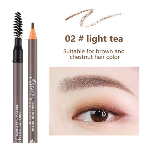 Luoyaxxxxx Double Headed Eyebrow Pencil Extremely Fine And Natural Wild