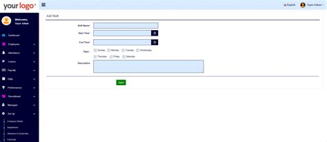 Employee Shift Management Software Shift Management In Php