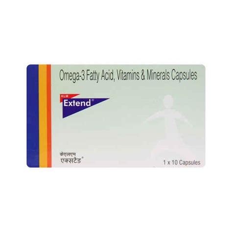 extend capsule herbal extracts  optimal health klm