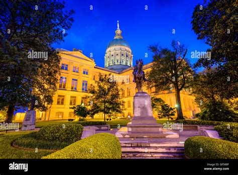 Georgia State Capitol Building in Atlanta, Georgia, USA Stock Photo - Alamy