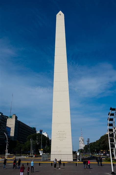 Obelisco De Buenos Aires El Obelisco Imagem De Stock Editorial Imagem