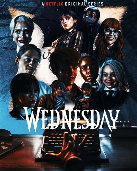 Wednesday Netflix Poster Fanmade