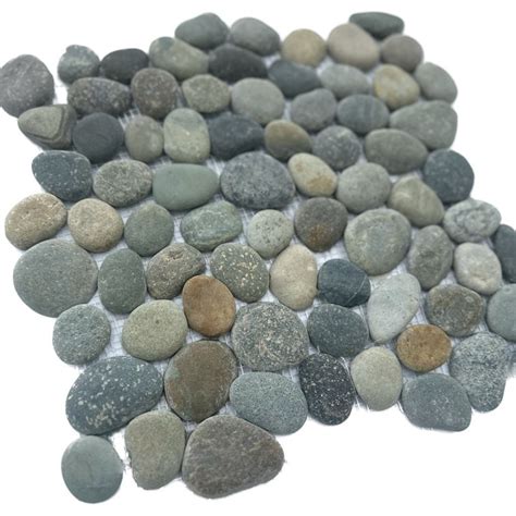 12 X 12 Natural Stone Pebbles Mosaic Wall And Floor Tile Stm