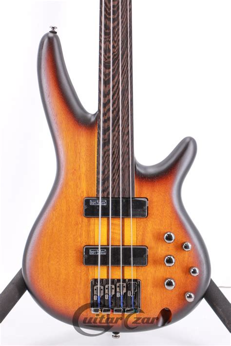 Ibanez Srf700 Fretless 4 String Bass Brown Burst Flat