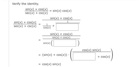 Solved Verify the identity. | Chegg.com