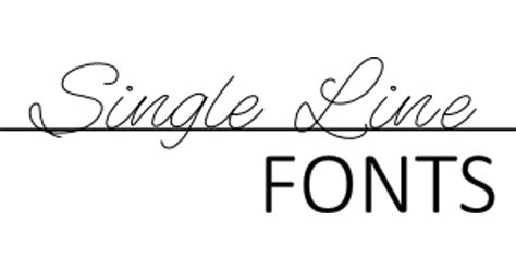 Single Line Fonts©™ For Scoring Engraving Glowforge Cricut And More