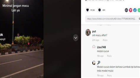 Apa Arti Mocu Istilah Viral Di Tiktok Populer Di Kalangan Anak Muda