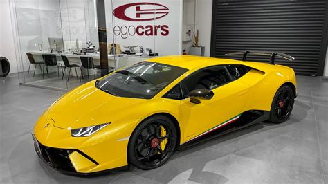 🚀 2018 Lamborghini Huracan Performante Lp640 4 Giallo Inti Walkaround Youtube