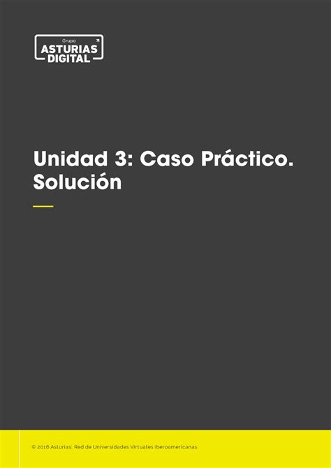 Caso Pr Ctico Unidad Unidad Caso Pr Ctico Soluci N