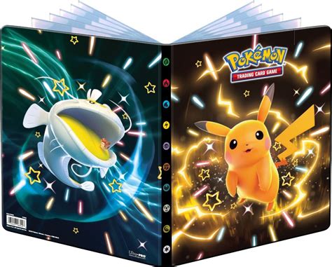 Ultra Pro 9 Pocket Portfolio For Pokémon Scarlet And Violet Shiny Pikachu