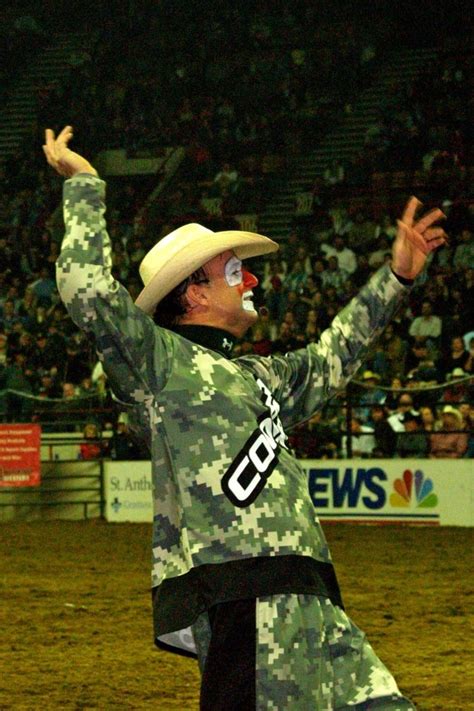 Flint Rasmussen Entertaining The Crowd Pbr Bull Riding Bull Riders