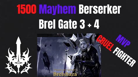 Mayhem Berserker Brelshaza Gate Chill Commentary Lost Ark