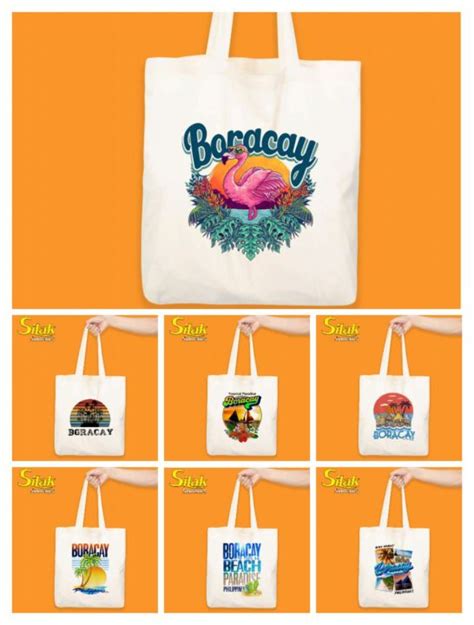 BORACAY Beach Souvenirs Totebags with zipper | Lazada PH