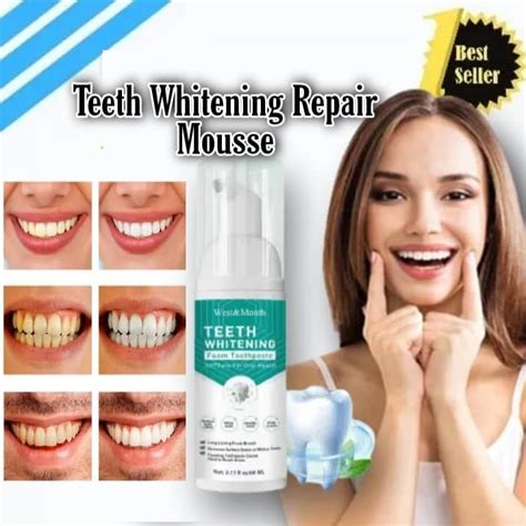 Original And Effective West Month Teeth Whitening Mousse Toothpaste