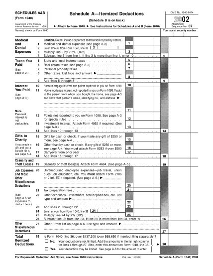 14 Form 1040 Schedule A Free To Edit Download And Print Cocodoc