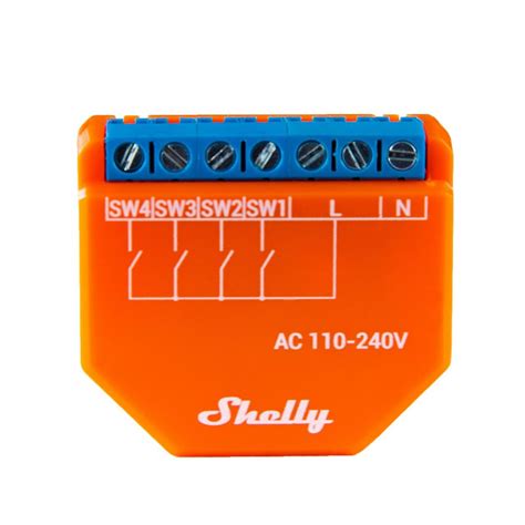 SHELLY Wi Fi Operated 4 Digital Inputs Controller For Enhanced Acti