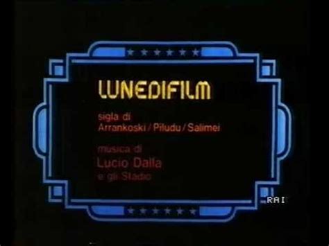 Raiuno Lunedifilm Sigla Finale Promo Febbraio 1987 YouTube