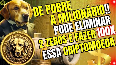 BOMBÁSTICO ESSA CRIPTOMOEDA PODE SER SUA CHANCE GOLDENCOIN PODE